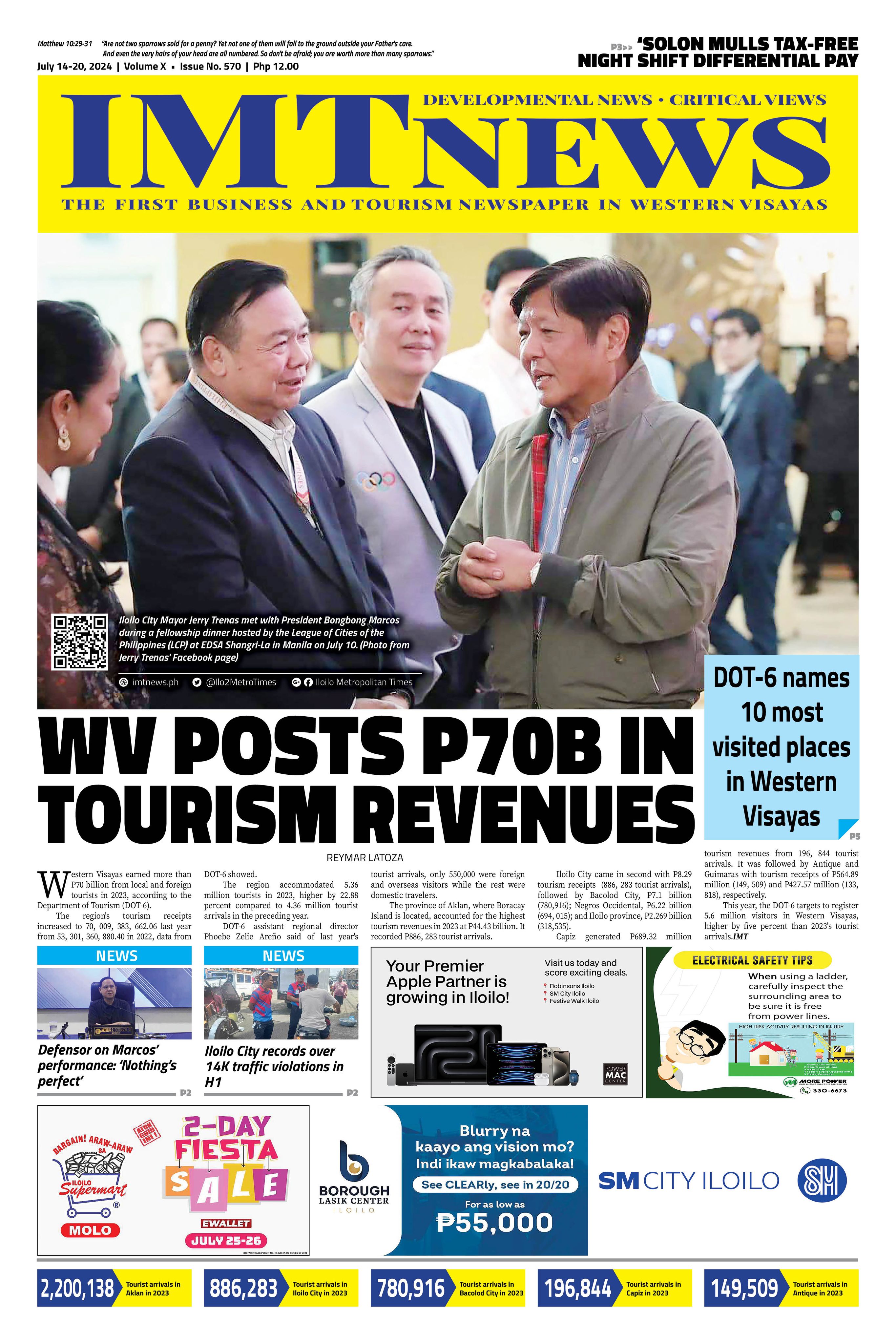 THIS WEEK'S FRONT PAGE (JULY 14-20, 2024)
