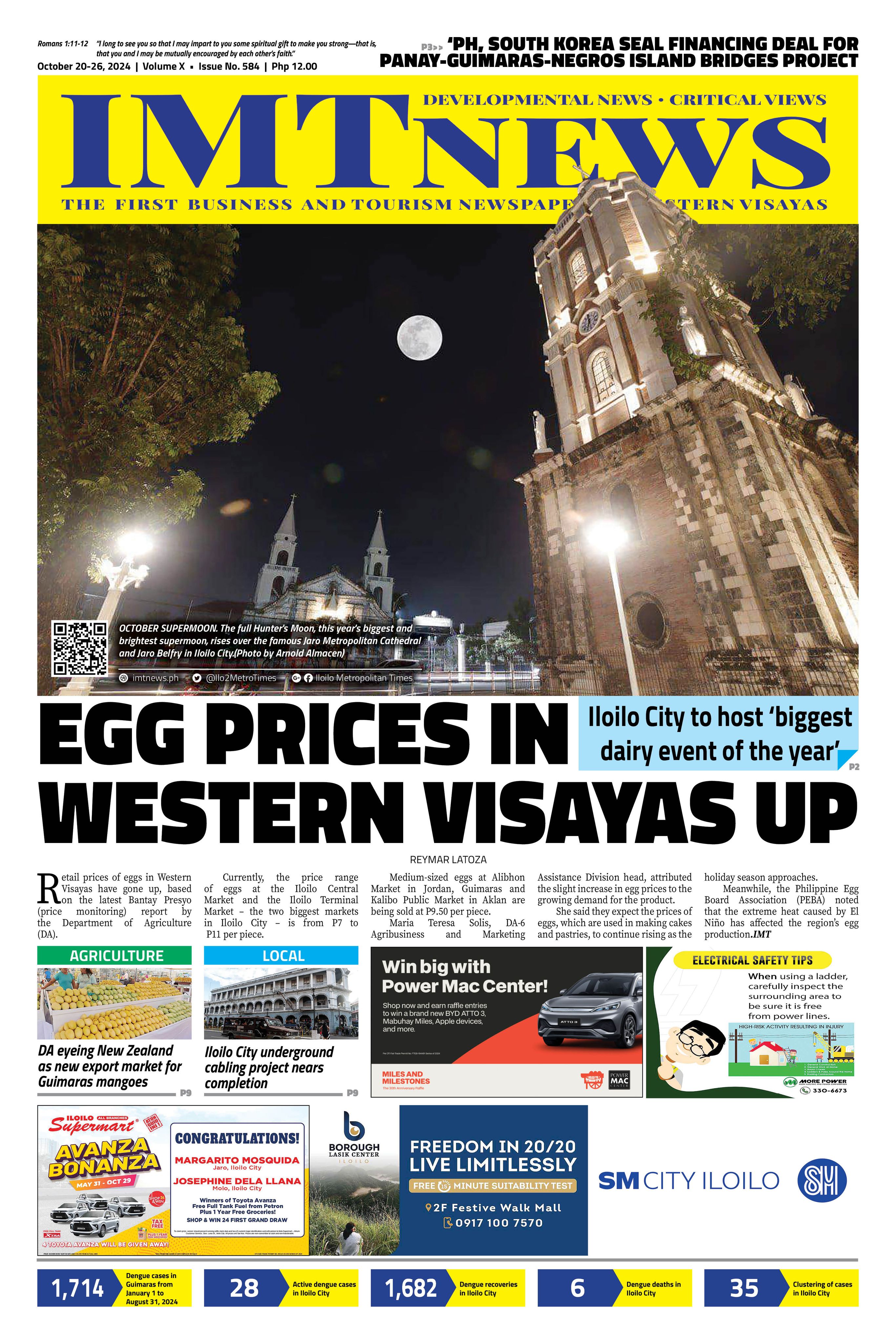 THIS WEEK'S FRONT PAGE (October 20-26, 2024)