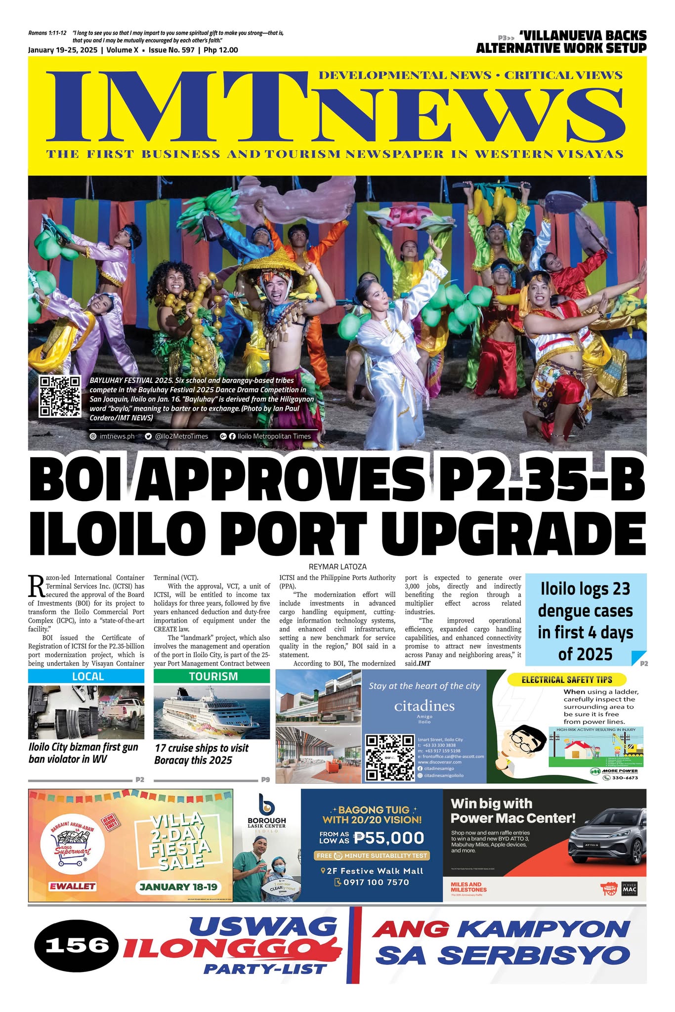 THIS WEEK'S FRONT PAGE (January 19-25, 2025)