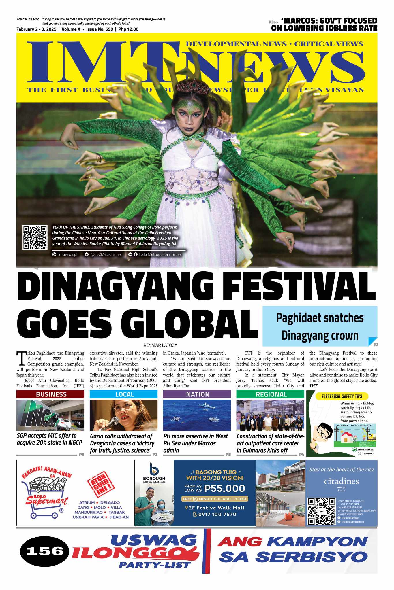 THIS WEEK'S FRONT PAGE (FEBRUARY 2-8, 2025)