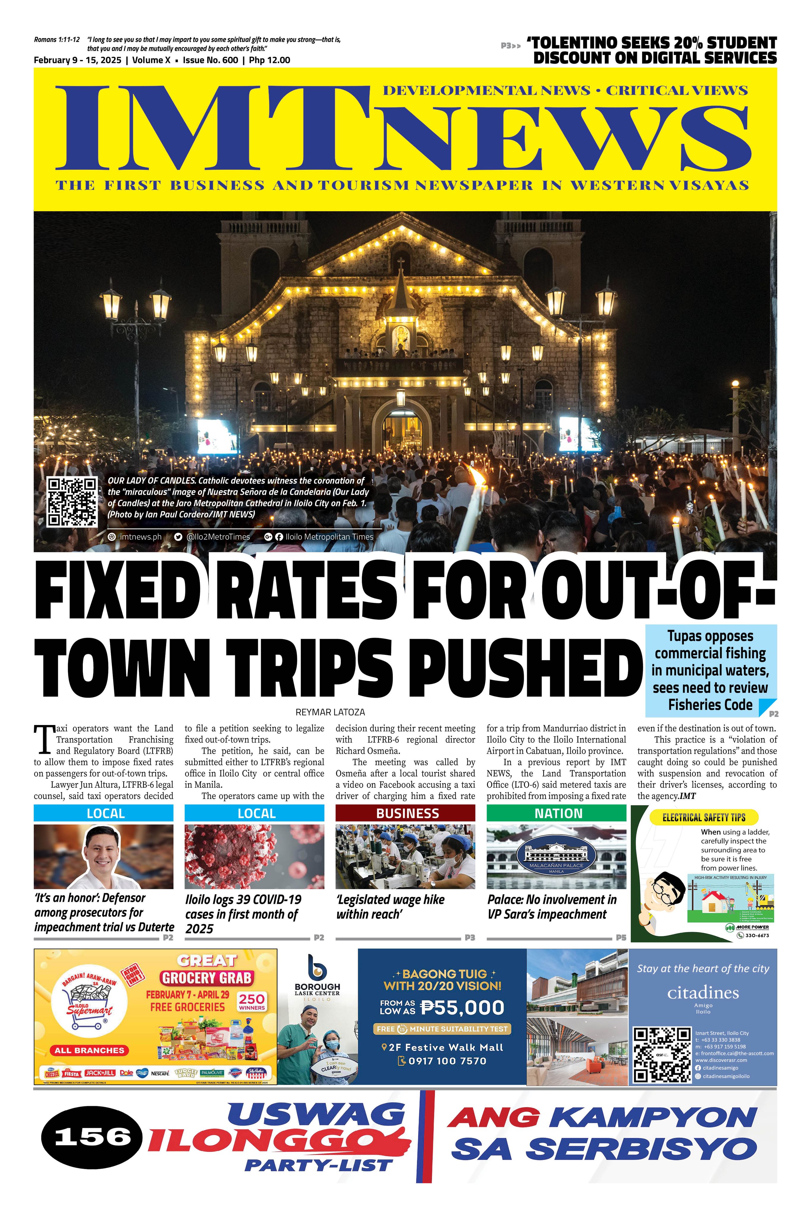 THIS WEEK'S FRONT PAGE (FEBRUARY 9-15, 2025)