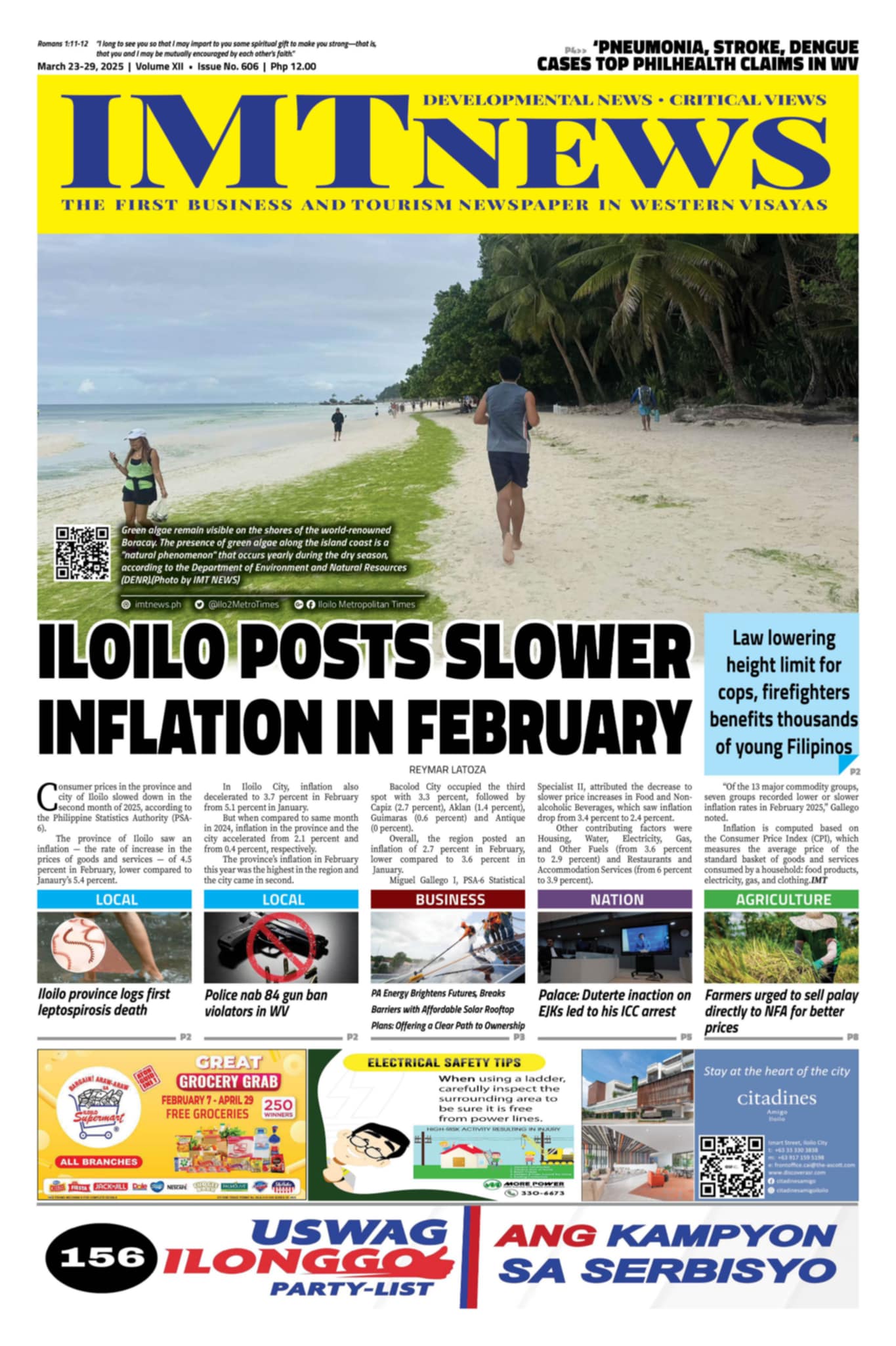 THIS WEEK'S FRONT PAGE (March 23-29, 2025)